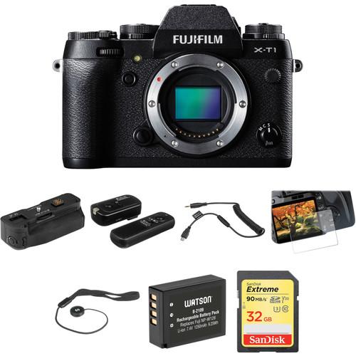 FUJIFILM X-T1 Mirrorless Digital Camera Body Basic Kit