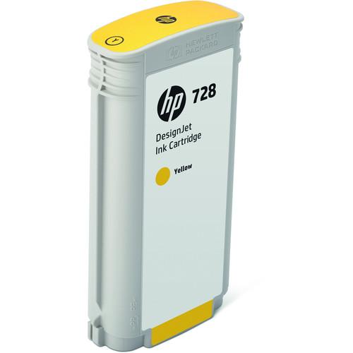 HP 728 Yellow DesignJet Ink Cartridge