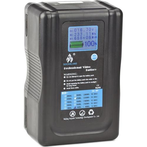 Intellytech Socanland 230Wh Lithium-Ion Battery with Anton Bauer Mount