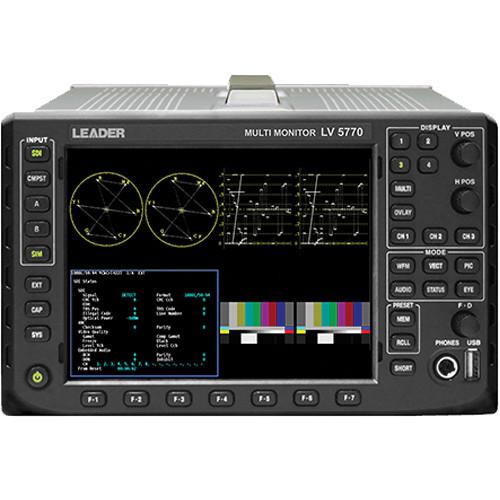 Leader LV5770A Waveform Monitor for 3G HD SD-SDI Signals