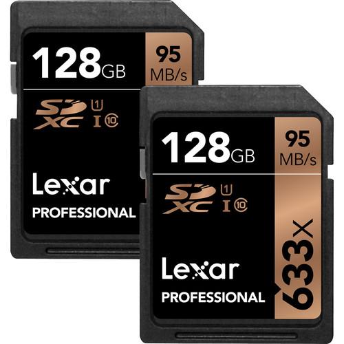 Lexar 128GB Professional UHS-I SDXC Memory Card