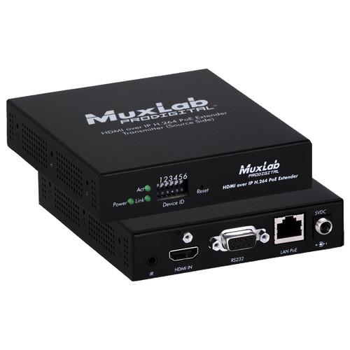 MuxLab HDMI over IP H.264 PoE Transmitter