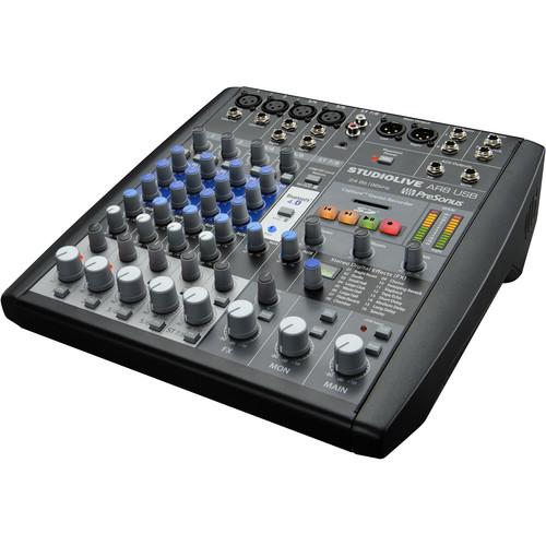 PreSonus StudioLive AR8 USB 8-Channel Hybrid Performance and Recording Mixer