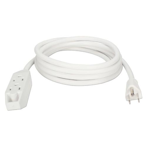 QVS 3-Outlet 3-Prong Power Extension Cord