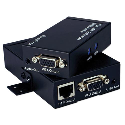 QVS VA-E VGA WUXGA with Audio over Single CAT5e 6 Extender Kit