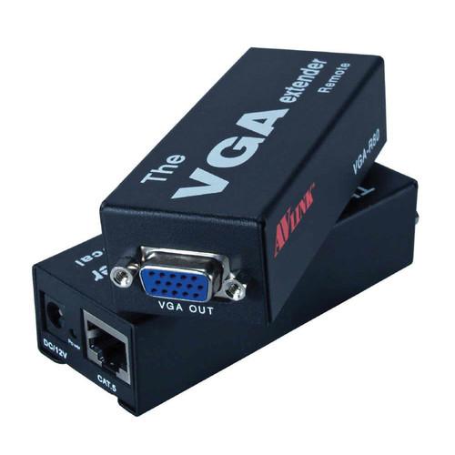 QVS VC5-1P VGA QXGA Video over CAT5e Single-Power Extender Kit