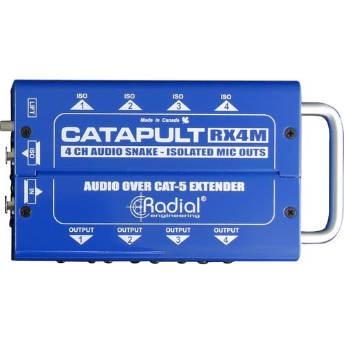 Radial Engineering Catapult RX4 Cat 5Snake for Audio AES Routing