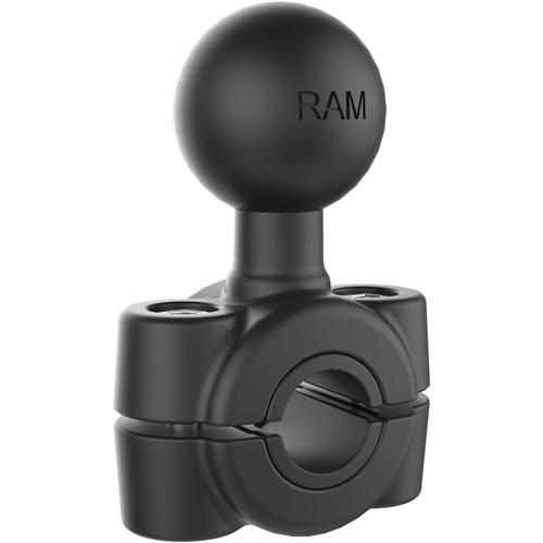 RAM MOUNTS Torque Handlebar Rail Mounting Base with 1" Ball for 0.375 to 0.625" Bars