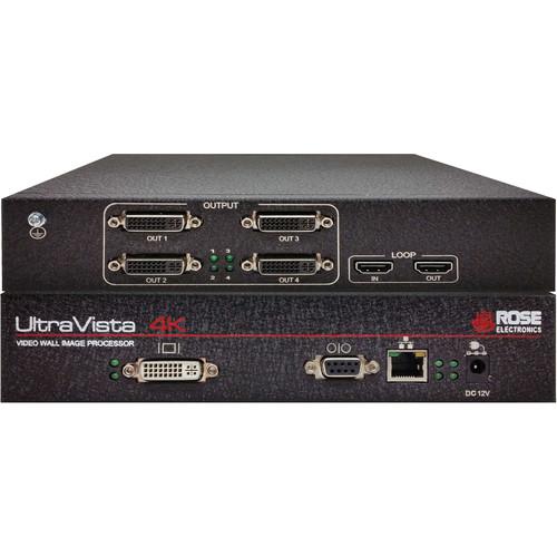 Rose Electronics UltraVista 4K Video Wall Image Processor with Dual-Link DVI Input and Four DVI-I Outputs