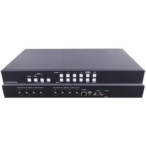 A-Neuvideo 4x4 HDMI Video Wall Processor & Seamless Matrix Switcher