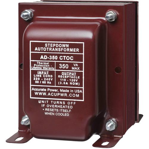 AcuPwr AD-350 CTOC High End Step Down Transformer