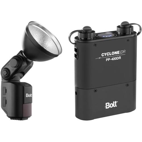 Bolt VB-22 Bare-Bulb Flash Kit with Cyclone PP-400DR Power Pack