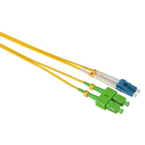 Camplex Duplex APC SC to UPC LC Singlemode 9u 125u Fiber Optic Patch Cable