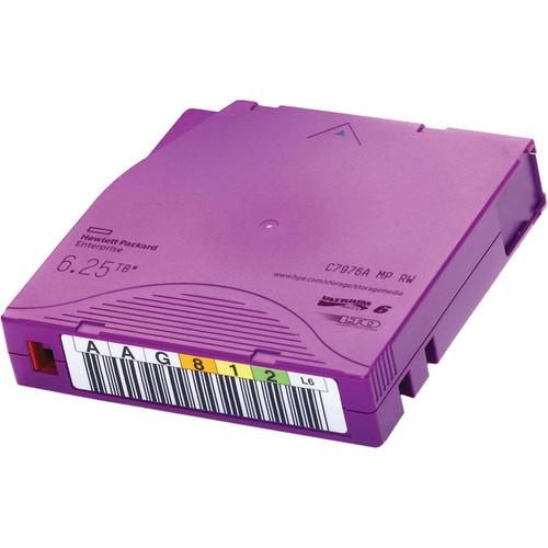 HP 6.25TB LTO-6 Ultrium MP RW Custom-Labeled Data Cartridge
