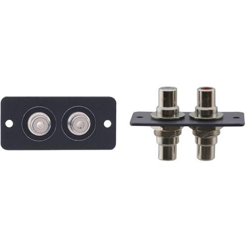 Kramer Double RCA Pass through Wall Plate Insert