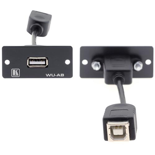 Kramer USB-A to USB-B Wall Plate Insert