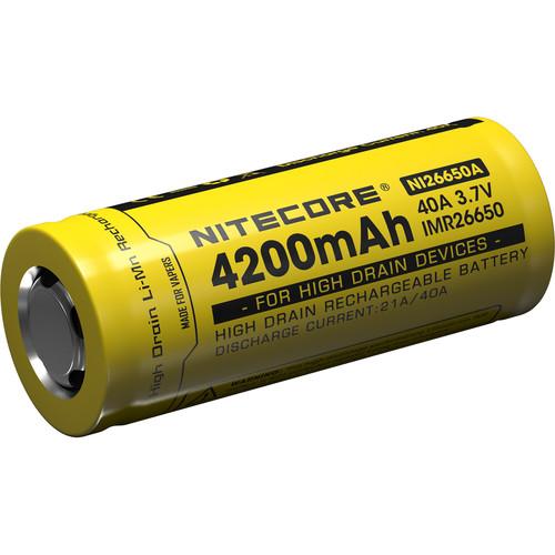 Nitecore 26650A IMR Li-Mn Rechargeable Battery