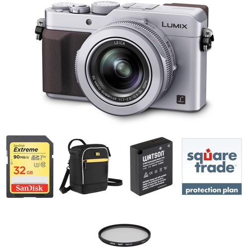 Panasonic Lumix DMC-LX100 Digital Camera Deluxe Kit