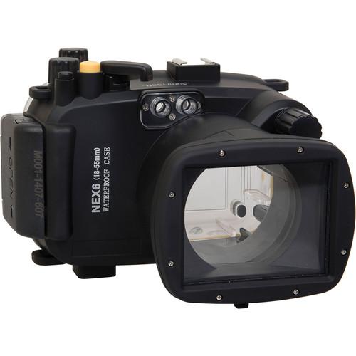 Polaroid Underwater Housing for Sony Alpha NEX-6 and 18-55mm f 3.5-5.6 Lens