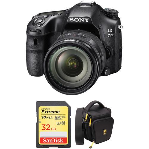 Sony Alpha a77 II DSLR Camera with 16-50mm f 2.8 Lens Accessory Kit