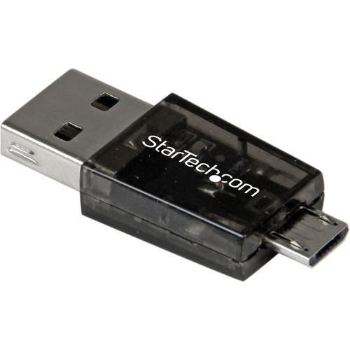 StarTech microSD to Micro-USB USB OTG Adaptor Card Reader