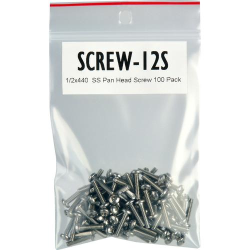 TecNec SCREW-12S 4-40 x 1 2" Pan-Head Screws for Chassis-Mount Connectors