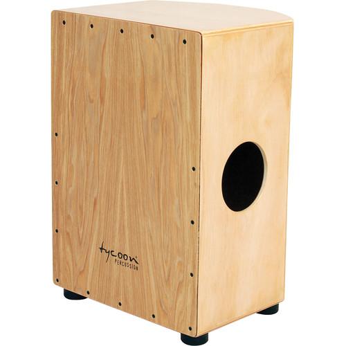 Tycoon Percussion 35 Roundback Series American White Ash Frontplate Siam Oak Body Cajon