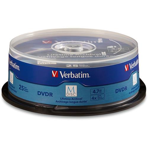Verbatim M-Disc 4.7GB DVD-R Discs