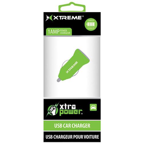 Xtreme Cables 1-Port 1A USB Car Charger