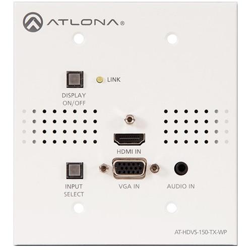 Atlona Two-Input HDMI VGA to HDBaseT US Wall Plate Switcher