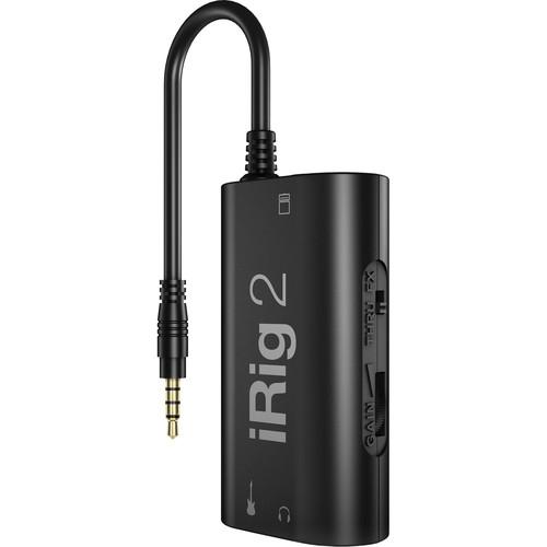 IK Multimedia iRig 2 - Guitar Interface for iPhone, iPad, iPod Touch, Mac, and Android, IK, Multimedia, iRig, 2, Guitar, Interface, iPhone, iPad, iPod, Touch, Mac, Android