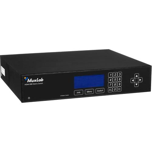 MuxLab HDMI 8x8 Matrix Switch HDBaseT & PoE