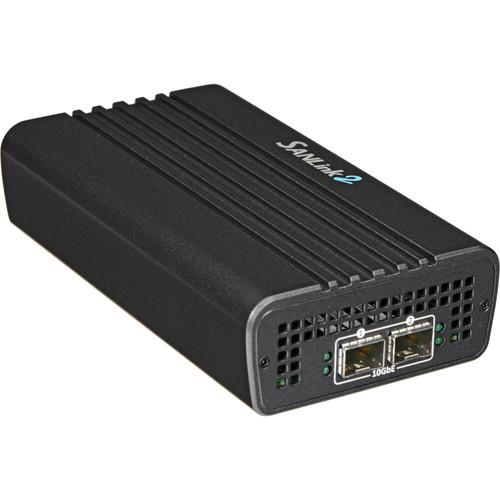 Promise Technology SANLink2 20 Gb s Thunderbolt 2 to 10G SFP Ethernet Bridge Adapter