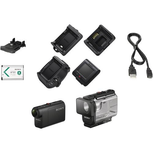 Sony HDR-AS50 Full HD Action Cam with RM-LVR3 Live-View Remote