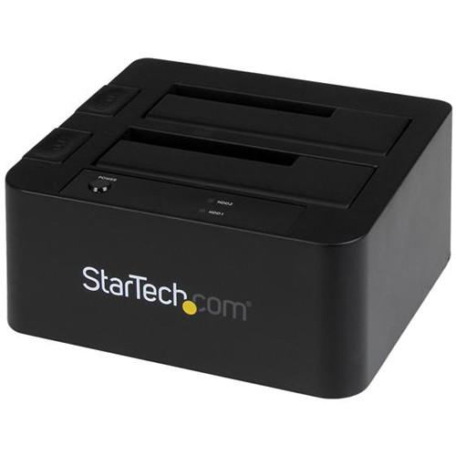 StarTech USB 3.0 eSATA to Dual 2.5 3.5" HDD SSD Docking Station with UASP