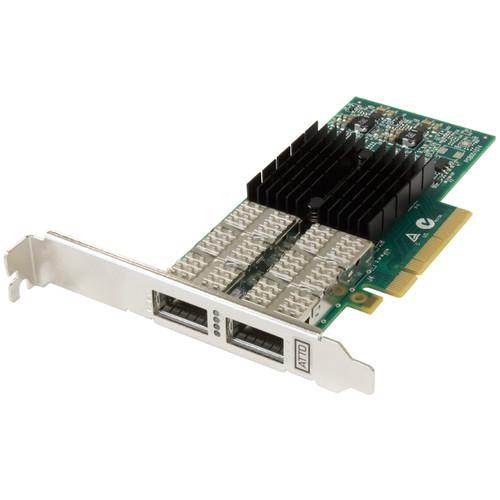 ATTO Technology FastFrame NQ42 QSFP Optical Dual Port 40GbE PCIe 3.0 Network Adapter