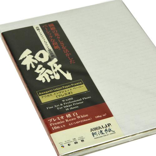 Awagami Factory Premio Kozo White Fine-Art Inkjet Paper