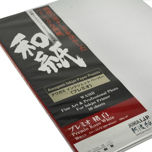 Awagami Factory Premio Kozo White Fine-Art Inkjet Paper