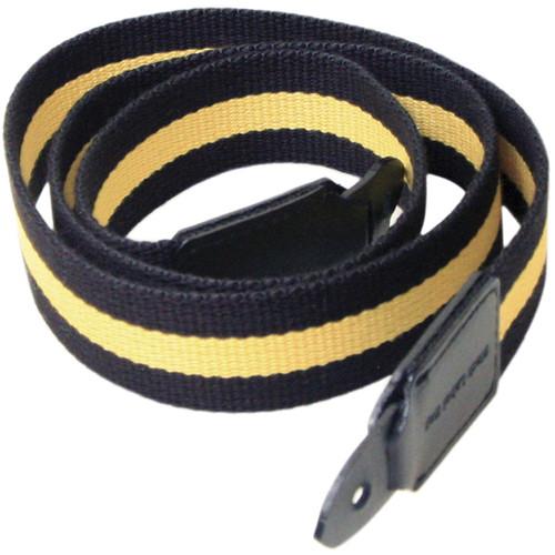 Black Label Bag Yellow Racing Stripe Canvas Camera Strap - 40"