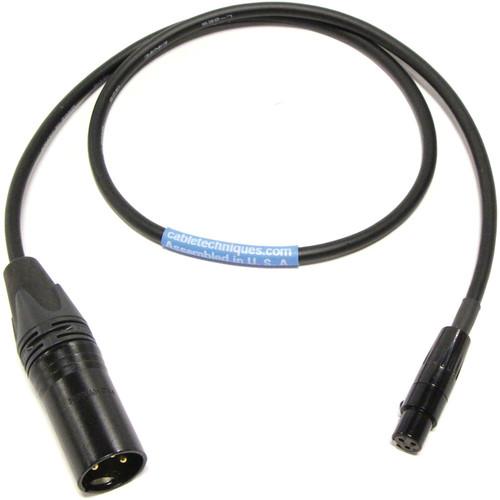 Cable Techniques CT-PLR3X-24K TA3F to XLR-3M Balanced Lectrosonics LR Receiver Cable