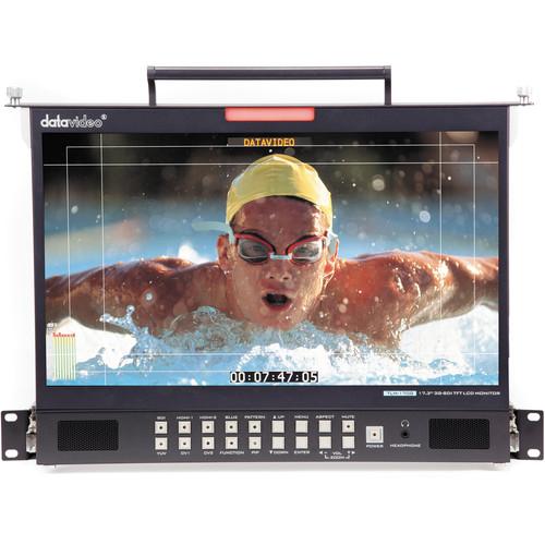 Datavideo TLM-170GM 17.3" 3G-SDI & HDMI TFT LCD Monitor - 1RU Foldable Rackmount Tray Unit