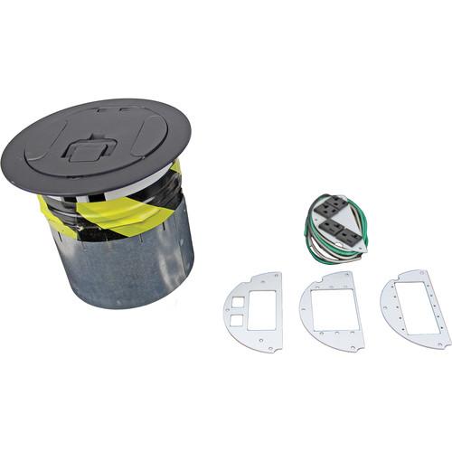 FSR Complete 6" Poke-Thru with Cover & Sub Plate Set