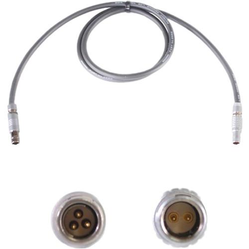 Nebtek 3-Pin Fischer Male to 2-Pin LEMO Bolt Power Cable