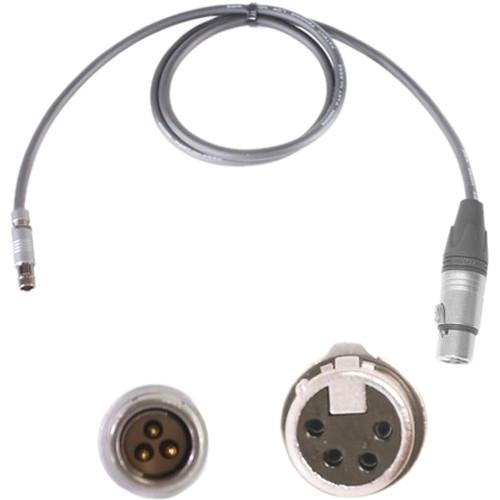 Nebtek 3-Pin Fischer Male to 4-Pin XLR Male Power Cable