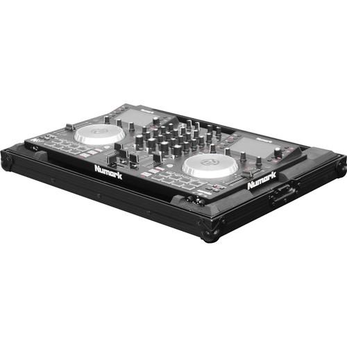 Odyssey Innovative Designs Black Label Case with Shallow Bottom Reverse Lid Design for Numark NV Serato DJ Controller