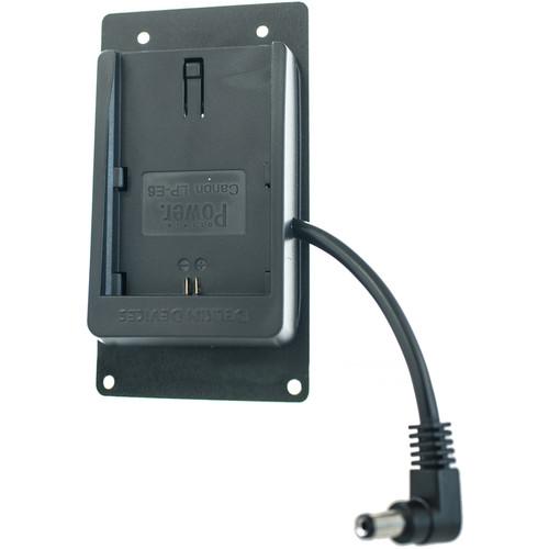 Paralinx Ace Canon LP-E6 Battery Plate with Barrel Connector