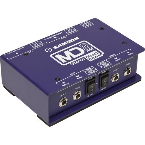 Samson S-MAX MD2 Pro 2-Channel Passive Direct Box