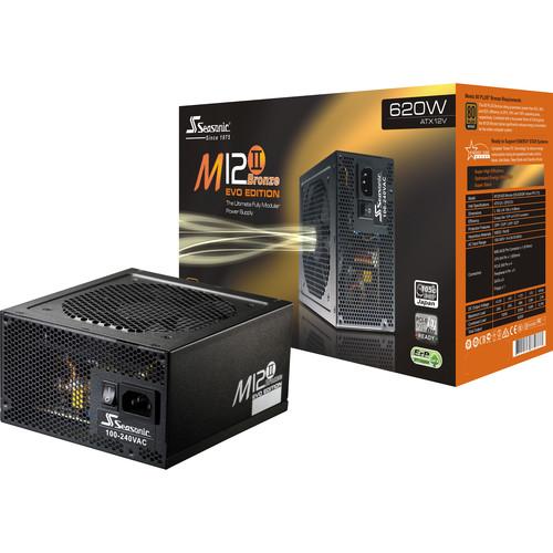 SeaSonic Electronics M12II Bronze Evo Edition SS-620GM2 620W Modular Power Supply