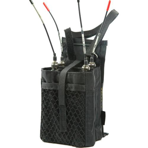 ShooterSlicker SWB3 Single StraddleBag with Two Pockets for Dual Wireless Receiver