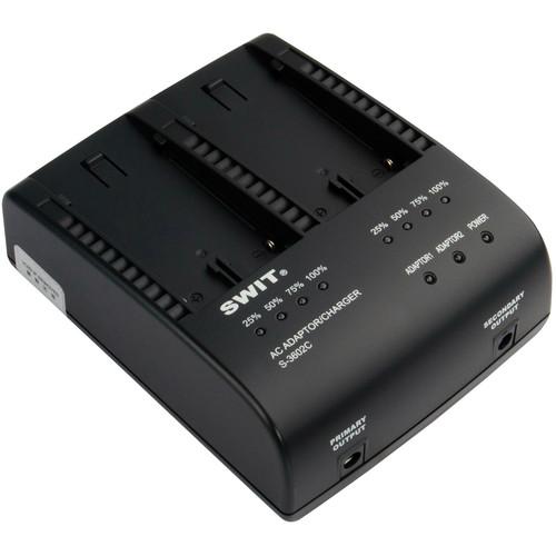 SWIT S-3602C Dual Charger Adapter for Canon BP-945 970G Batteries